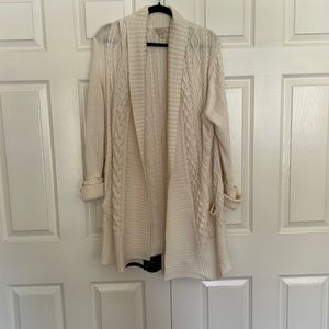 Michael Kors cardigan, cream size large